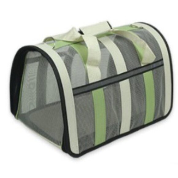 Pet Carrier, Lime Stripe - Picture 1 of 5